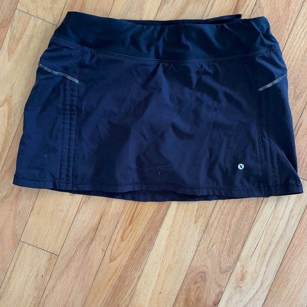 Black tennis skirt